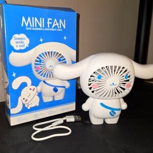 Sanrio Cinnonmonroll Mini Fan
